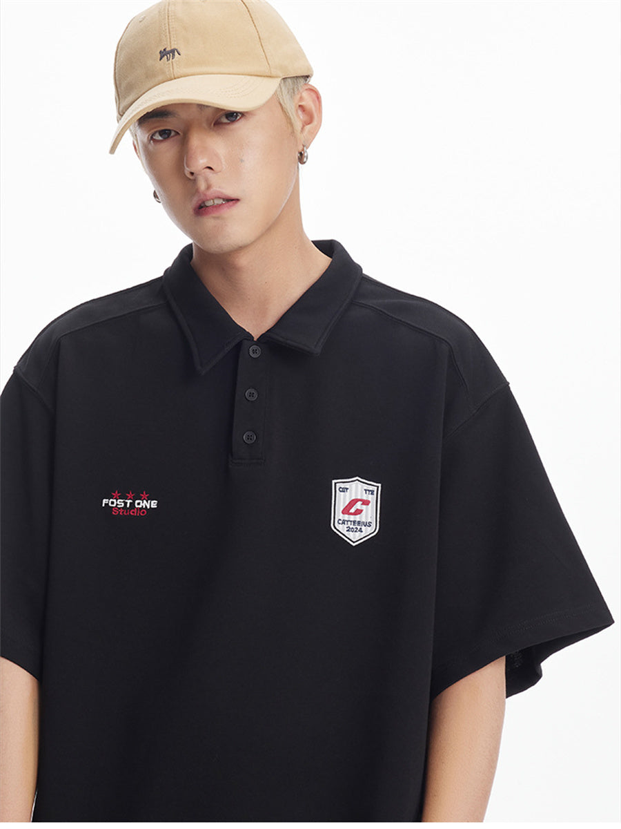 Liber SS Men's Embroidered Polo Shirt