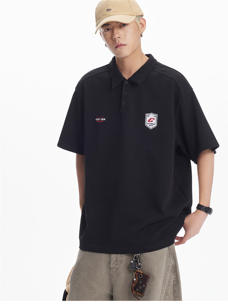 Liber SS Men's Embroidered Polo Shirt