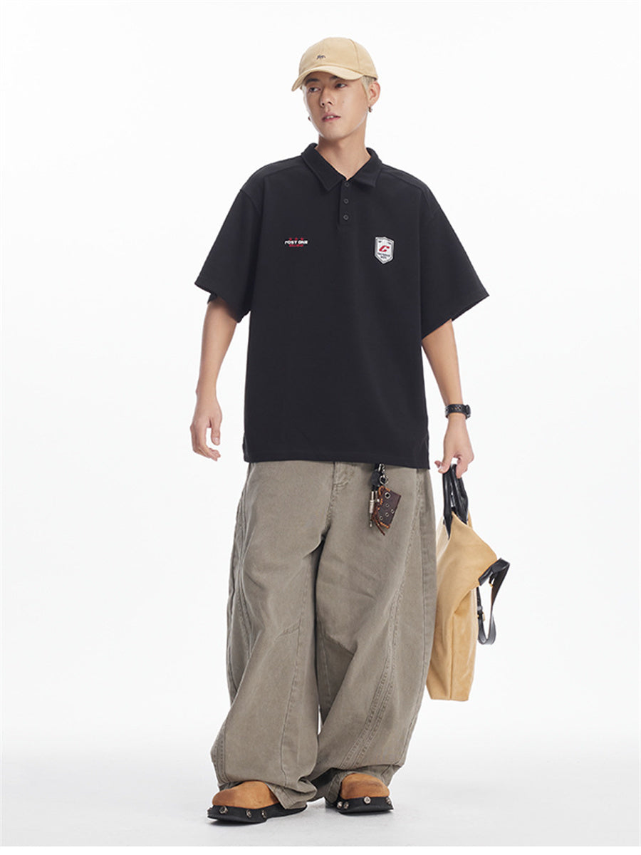 Liber SS Men's Embroidered Polo Shirt