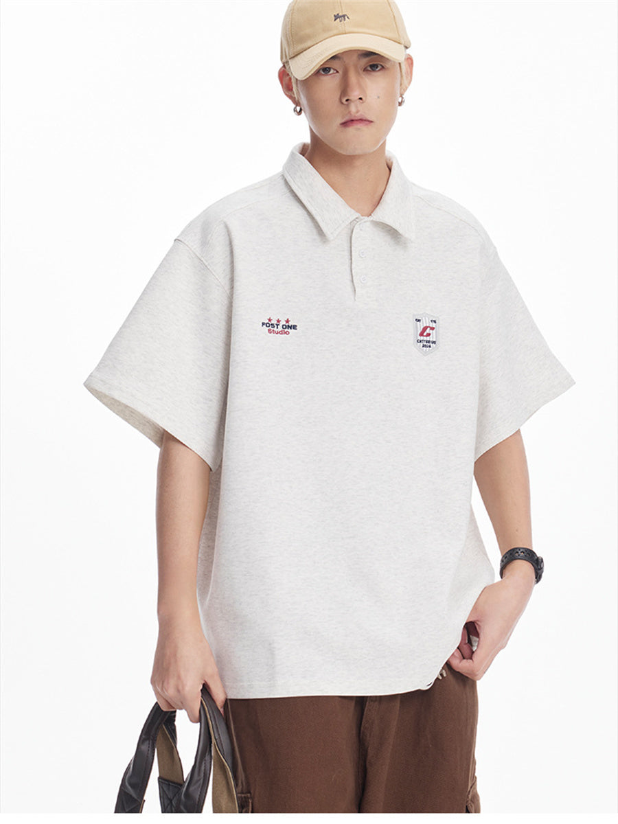 Liber SS Men's Embroidered Polo Shirt