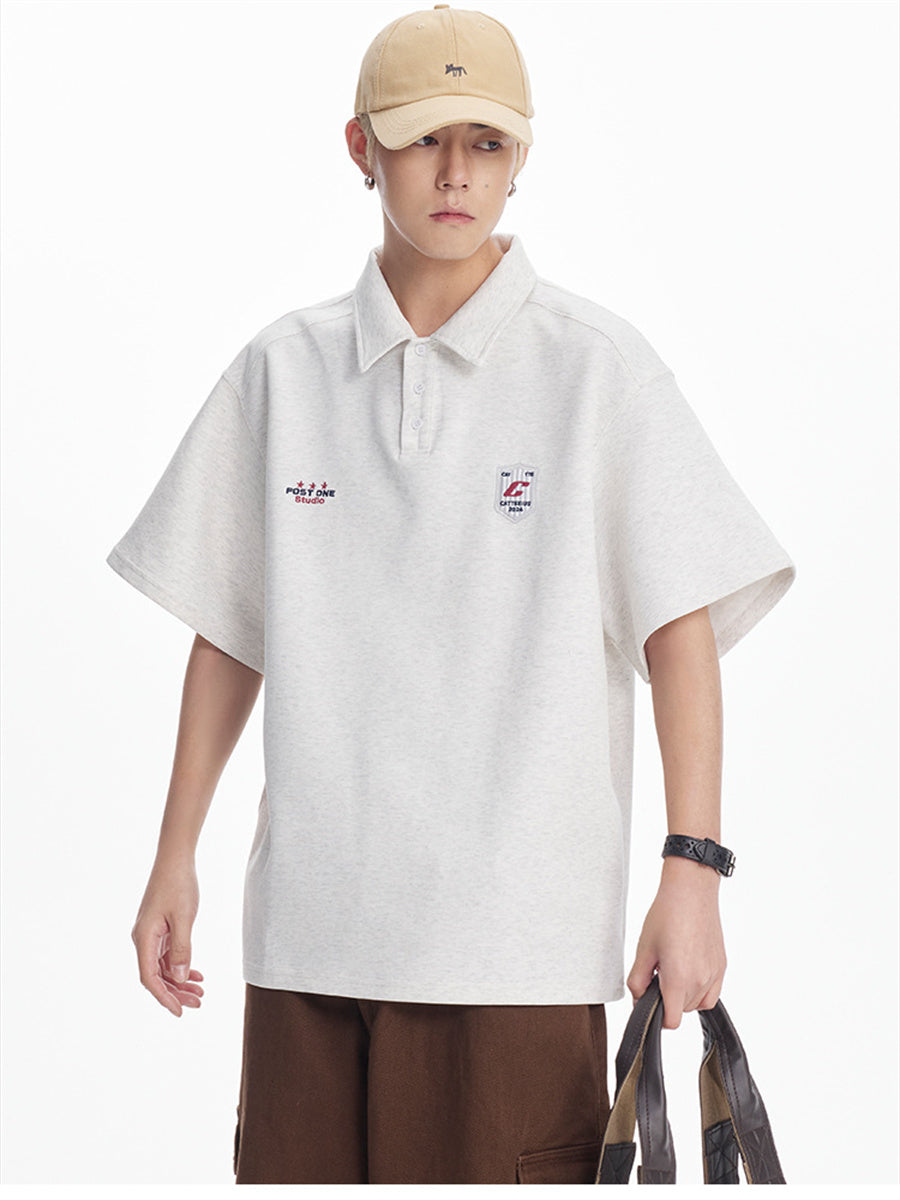 Liber SS Men's Embroidered Polo Shirt