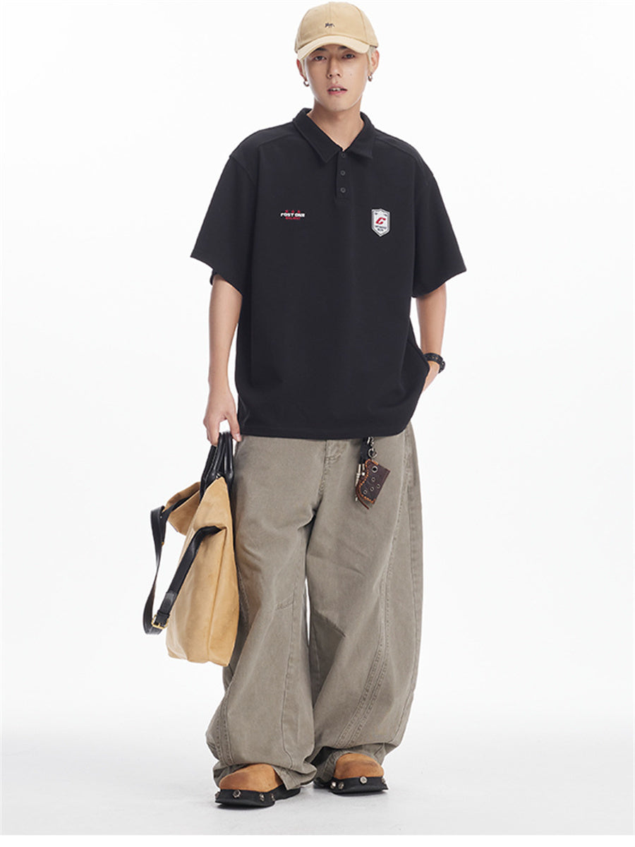Liber SS Men's Embroidered Polo Shirt