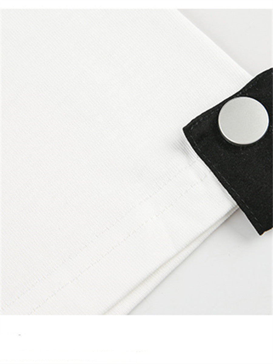 Liber SS Men's Printed Color Panel Polo Shirt