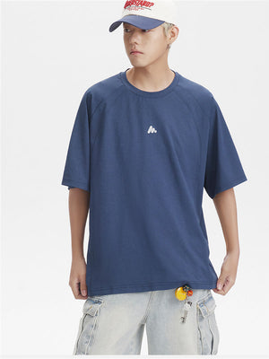 Liber SS Men's Lettering Embroidered T-shirt