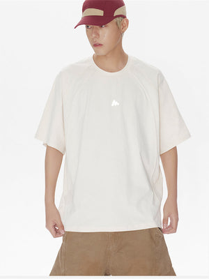 Liber SS Men's Lettering Embroidered T-shirt