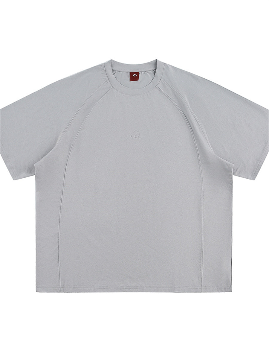 Liber SS Men's Lettering Embroidered T-shirt