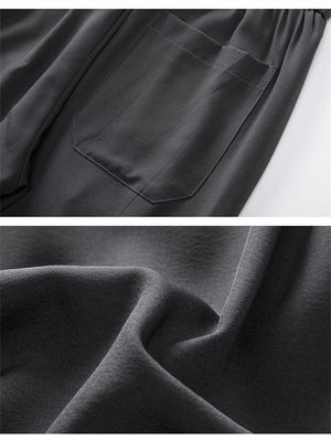 Liber Summer Men's Ming line Solid Color Basic Pants