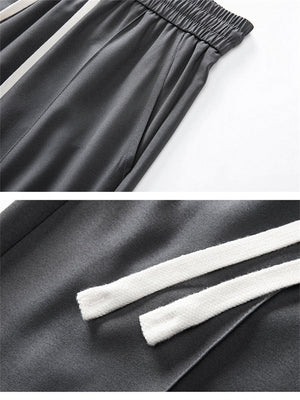 Liber Summer Men's Ming line Solid Color Basic Pants