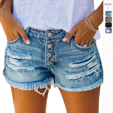 Liber SS Women's Denim Shorts