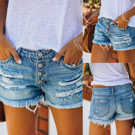 Liber SS Women's Denim Shorts