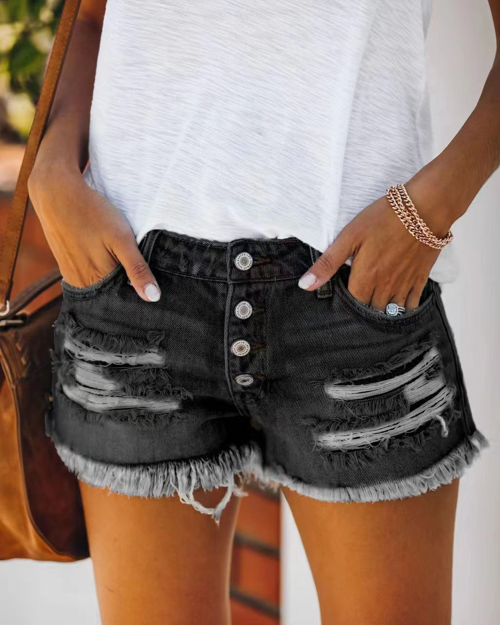 Liber SS Women's Denim Shorts
