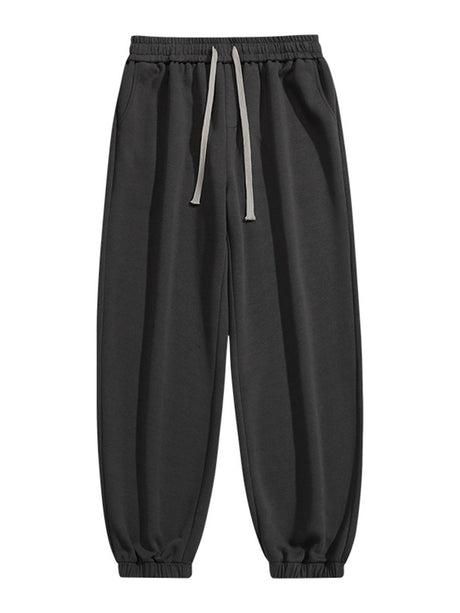 Liber Summer Men's Pocket decoration Solid Color Sweatpants Pants