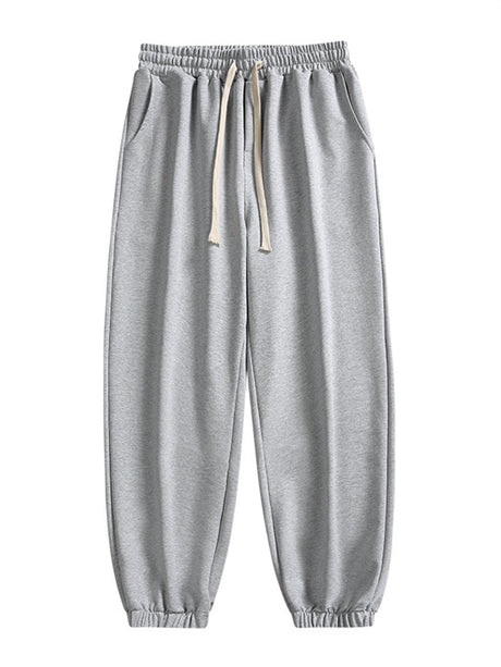 Liber Summer Men's Pocket decoration Solid Color Sweatpants Pants
