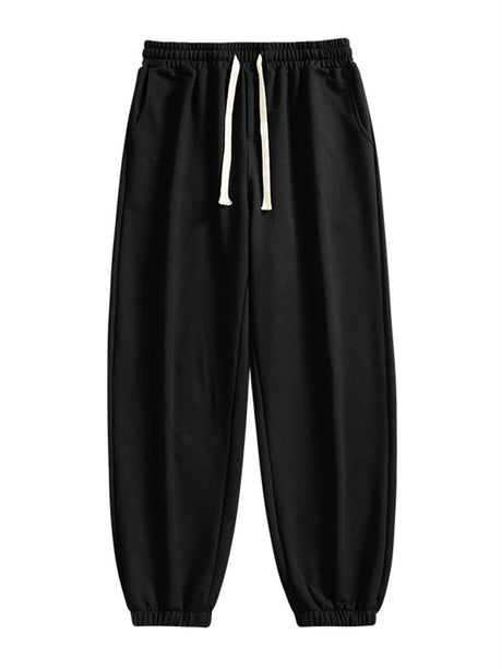 Liber Summer Men's Pocket decoration Solid Color Sweatpants Pants