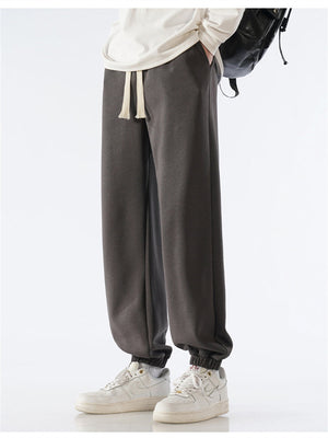 Liber Summer Men's Pocket decoration Solid Color Sweatpants Pants