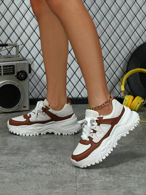 Liber Four Seasons Women's Thick-soled Casual Sports Shoes