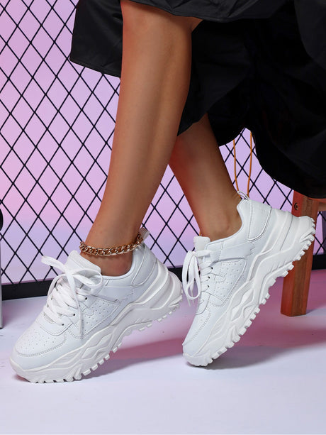 Liber Four Seasons Women's Thick-soled Casual Sports Shoes