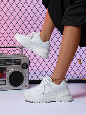 Liber Four Seasons Women's Thick-soled Casual Sports Shoes