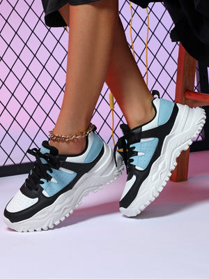 Liber Four Seasons Women's Thick-soled Casual Sports Shoes