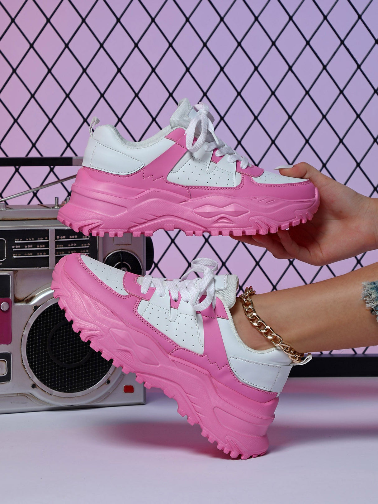 Liber Four Seasons Women's Thick-soled Casual Sports Shoes