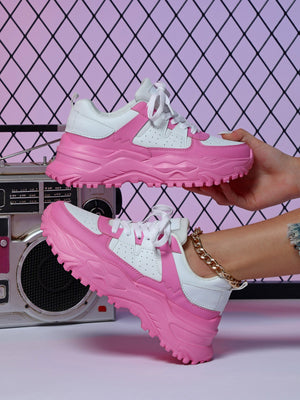 Liber Four Seasons Women's Thick-soled Casual Sports Shoes