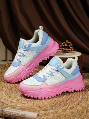 Liber Four Seasons Women's Thick-soled Casual Sports Shoes