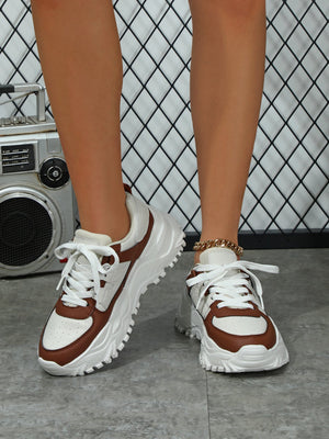 Liber Four Seasons Women's Thick-soled Casual Sports Shoes