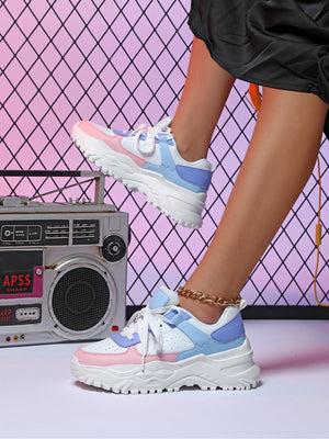 Liber Four Seasons Women's Thick-soled Casual Sports Shoes