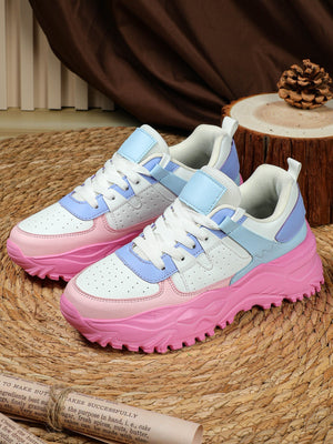 Liber Four Seasons Women's Thick-soled Casual Sports Shoes