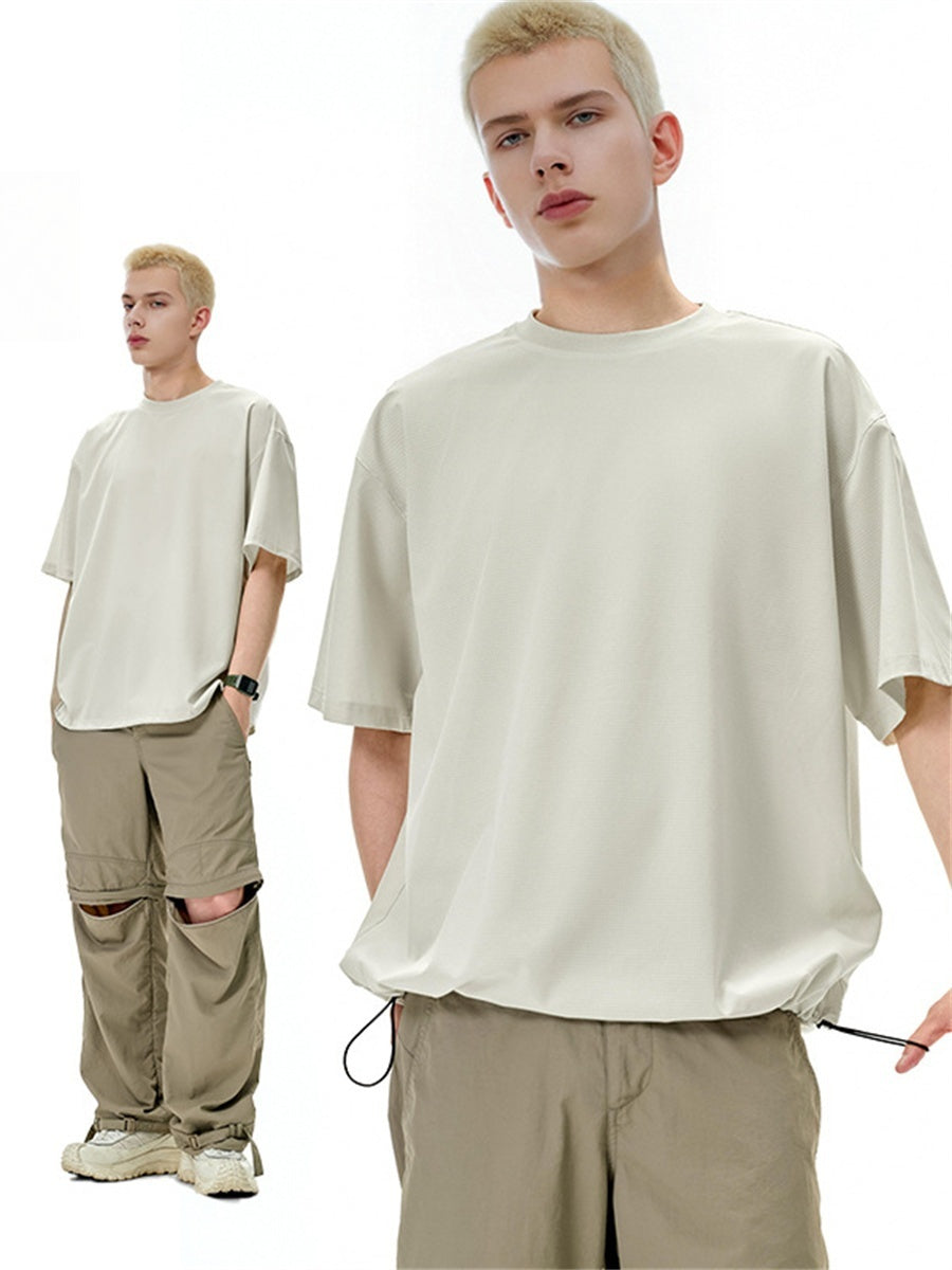 Liber SS Men's Solid Color Outdoor Quick-Drying Short Sleeve T-Shirt