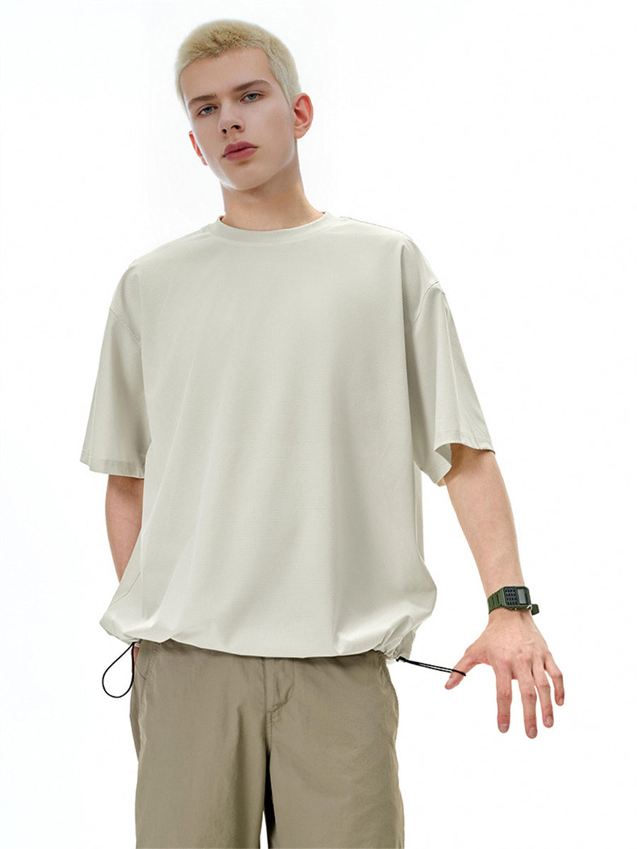 Liber SS Men's Solid Color Outdoor Quick-Drying Short Sleeve T-Shirt