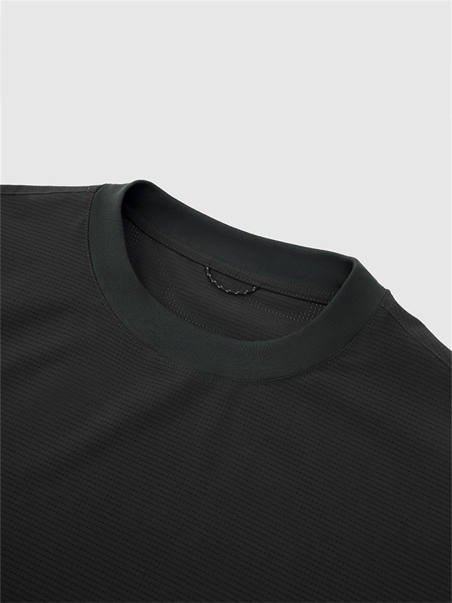 Liber SS Men's Solid Color Outdoor Quick-Drying Short Sleeve T-Shirt