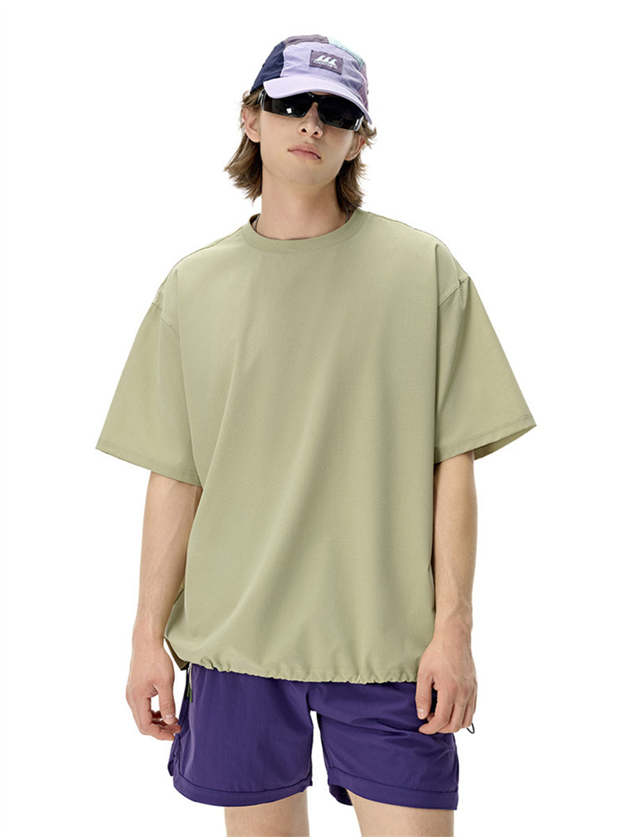 Liber SS Men's Solid Color Outdoor Quick-Drying Short Sleeve T-Shirt