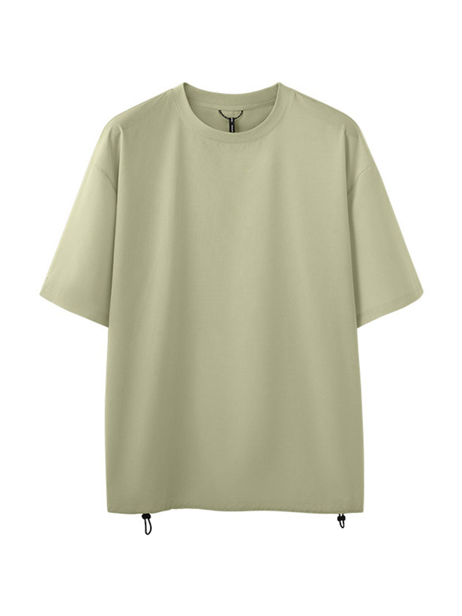 Liber SS Men's Solid Color Outdoor Quick-Drying Short Sleeve T-Shirt