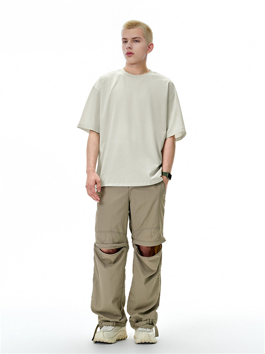 Liber SS Men's Solid Color Outdoor Quick-Drying Short Sleeve T-Shirt