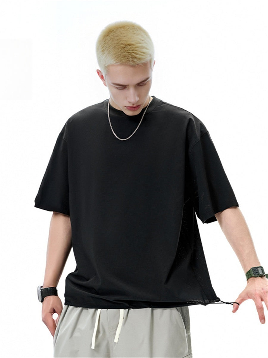 Liber SS Men's Solid Color Outdoor Quick-Drying Short Sleeve T-Shirt