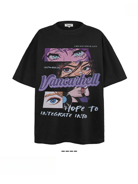 Liber Summer Men's Printed Cartoon T-shirts