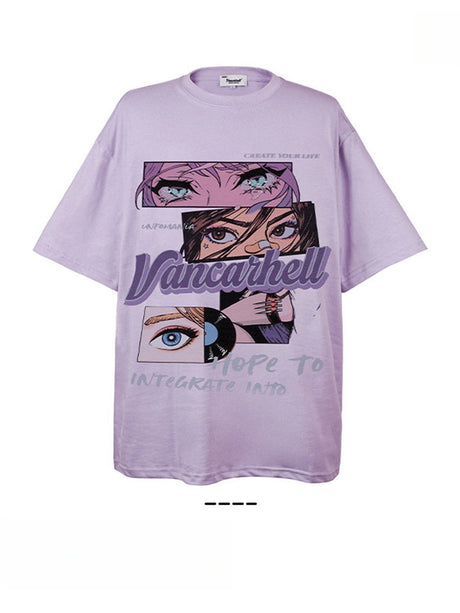 Liber Summer Men's Printed Cartoon T-shirts