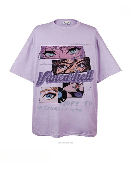 Liber Summer Men's Printed Cartoon T-shirts