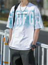 Liber Summer Men's Printed Letter T-shirts