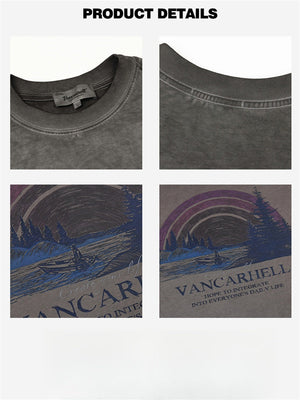Liber Summer Men's Printed Pattern T-shirts