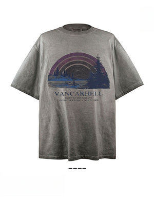 Liber Summer Men's Printed Pattern T-shirts