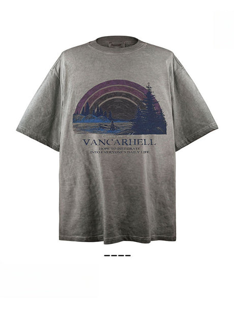 Liber Summer Men's Printed Pattern T-shirts