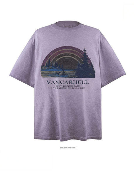 Liber Summer Men's Printed Pattern T-shirts