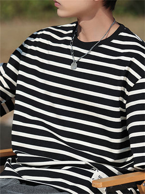 Liber Summer Men's Stripes T-shirts