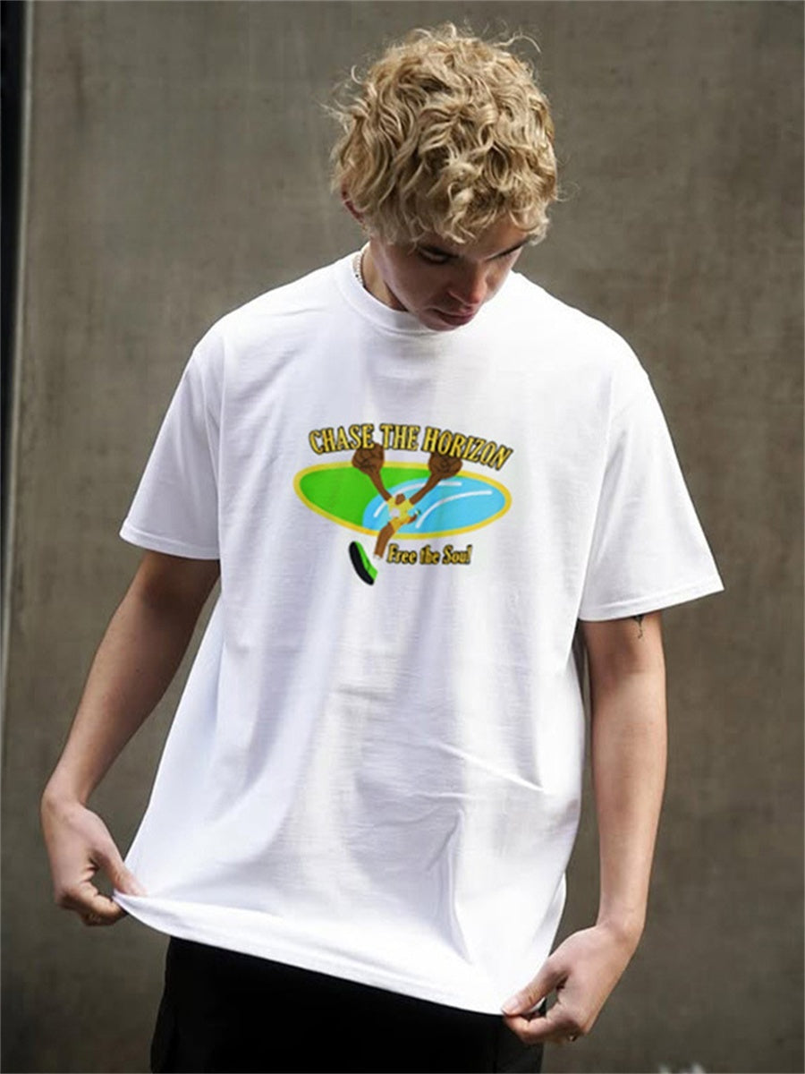 Liber SS Men's Printed T-Shirt