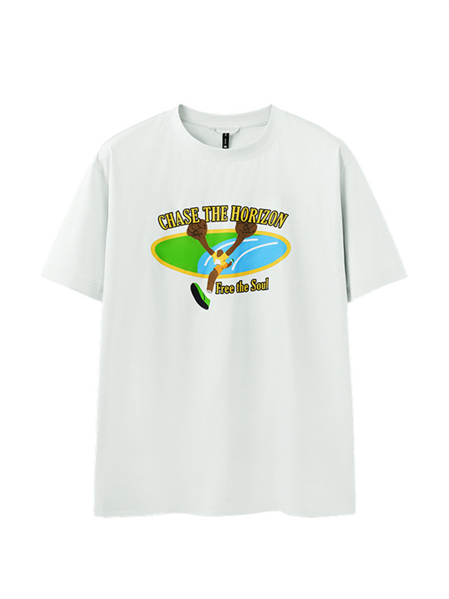 Liber SS Men's Printed T-Shirt