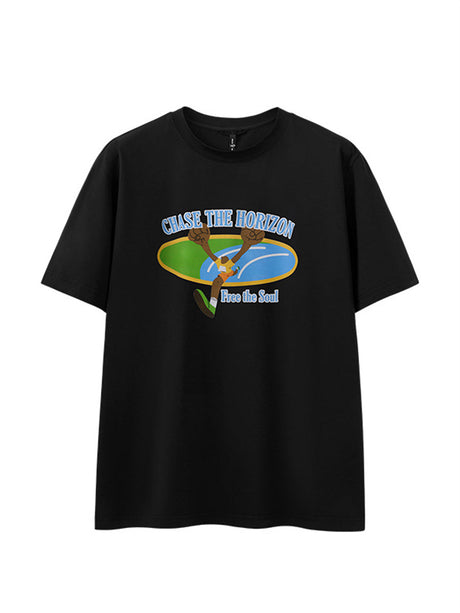 Liber SS Men's Printed T-Shirt