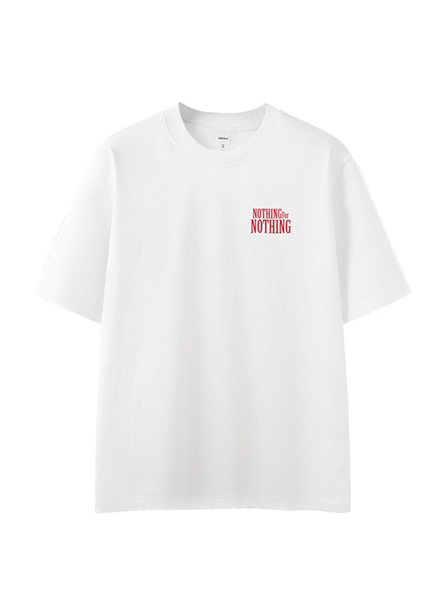 Liber SS Men's Lettering Printed T-Shirt