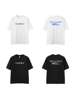 Liber SS Men's Lettering Printed T-Shirt